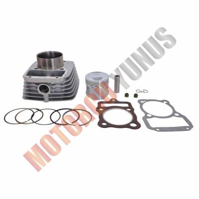 SİLİNDİR KOMPLE [NY PİSTON] 15 PERNO [56,5 mm] [YÜK:69 mm] 125cc CG - SWAN