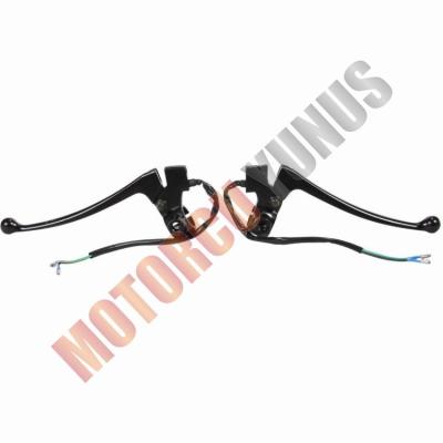 DEBRİYAJ KOLU - ÖN FREN KOLU VE KÜTÜKLERİ KOMPLE SİYAH CG  [TAKIM]